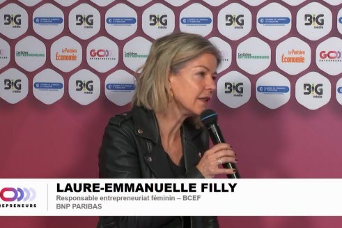 Interview de Laure-Emmanuelle Filly, Responsable Entrepreneuriat féminin - BCEF, BNP Paribas