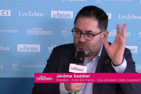 Interview de Jérôme Saddier, Président, AVISE, ESS France, Vice-président, CRÉDIT COOPÉRATIF