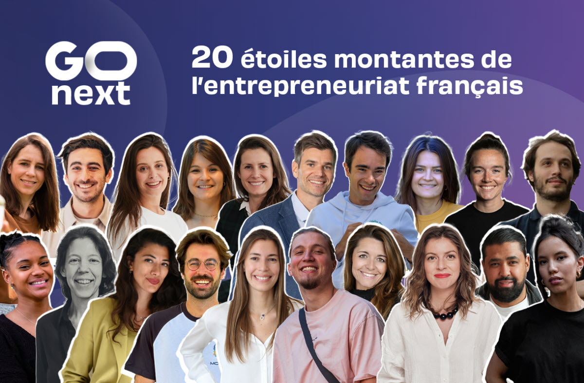 GOnext : 20 étoiles montantes de l'entrepreneuriat français